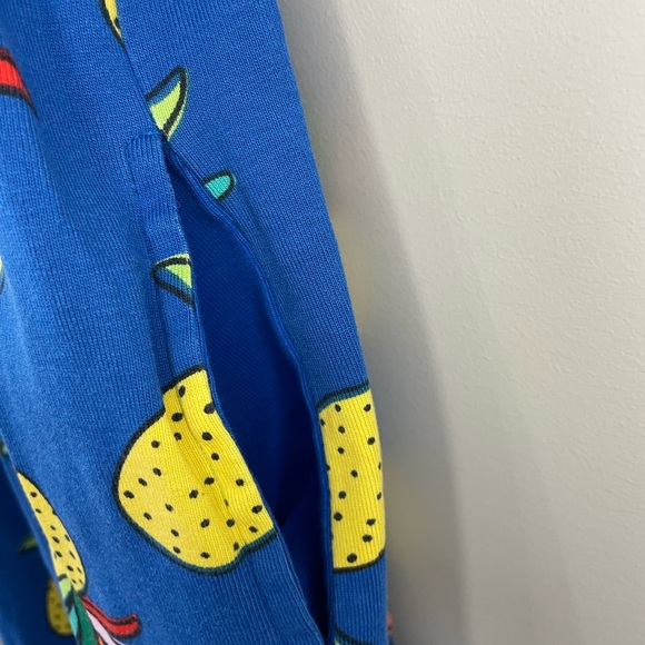 Hanna Andersson blue pineapple sleeveless girls dress size 8 - Picture 4 of 9